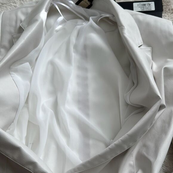 PINKO Dedicato 3 Bodysuit in White Made in Italy Size 6 US - Picture 9 of 13